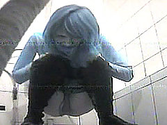 Anyone can fall victim to spy cam in public toilet voyeur video #2