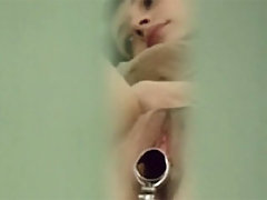 Catching a glimpse of pussy plugged with speculum voyeur video #3