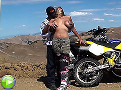 Dirt biking gets dirty voyeur video #1