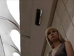 Up the skirts of sexy city girls voyeur video #3