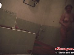 Mature naked woman voyeur shower room and voyeur porn clips of girls in sauna wait for you voyeur video #1