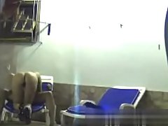 Cute couple fucked in sofa voyeur video #2