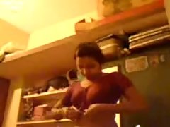 Mature housewife changing her clothes voyeur video #3