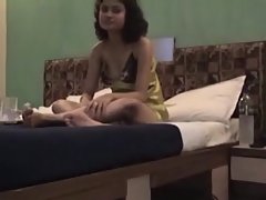 Newly married indian wife on her honeymoon naked in hotel voyeur video #1