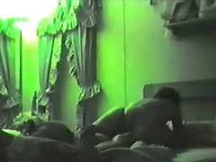 Man fucked very hard in bedroom voyeur video #1