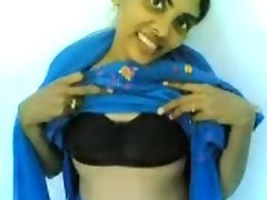 Cute girl showing her sexy boobs voyeur video #3