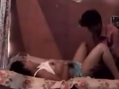 Couple enjoying sex in their bedroom voyeur video #3
