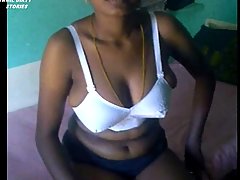 Sexy girl showing her boobs voyeur video #2