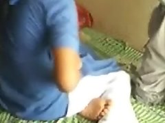 Desi couple enjoying sex in their bedroom voyeur video #1