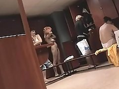Girls, who are completely naked, cuz they were undressing are now accidentaly posing on our hidden cameras with all their silk shaved pussies voyeur video #2
